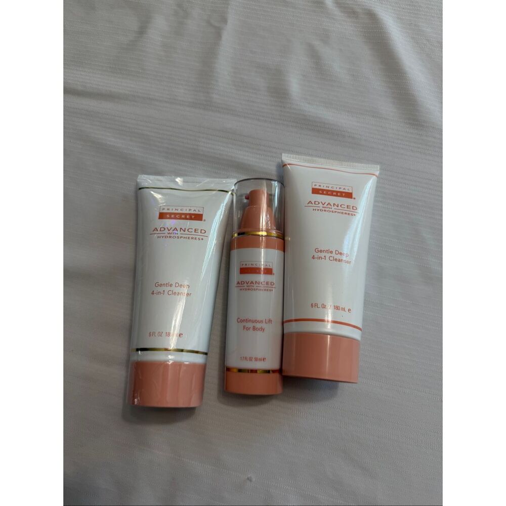 Principal Secret Advanced Cleanser 3 Piece Set Retired New